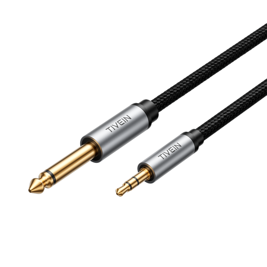 3.5mm Male to 6.35mm Male TRS Stereo Audio Cable