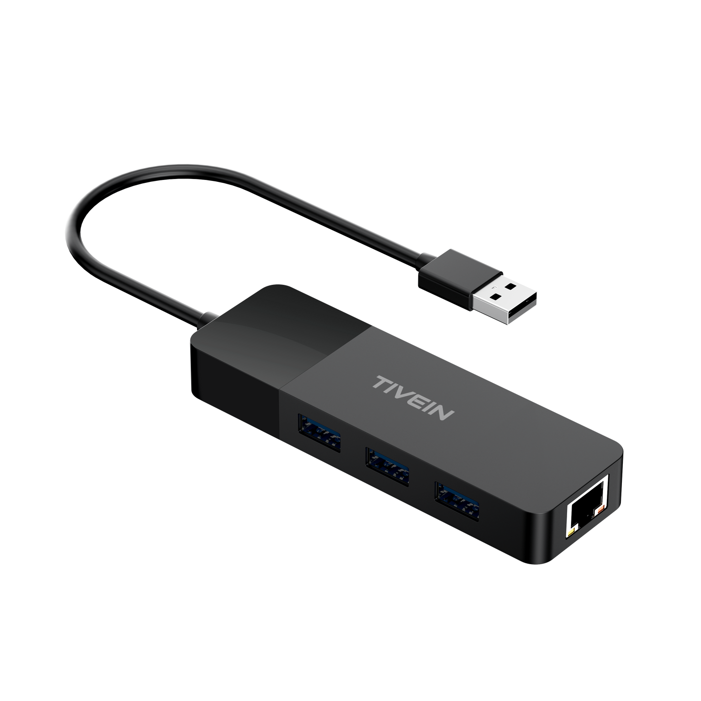 USB to 3-Port USB  3.0 Hub with Gigabit RJ45