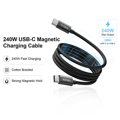 240W Magnetic USB-C Charging Cable