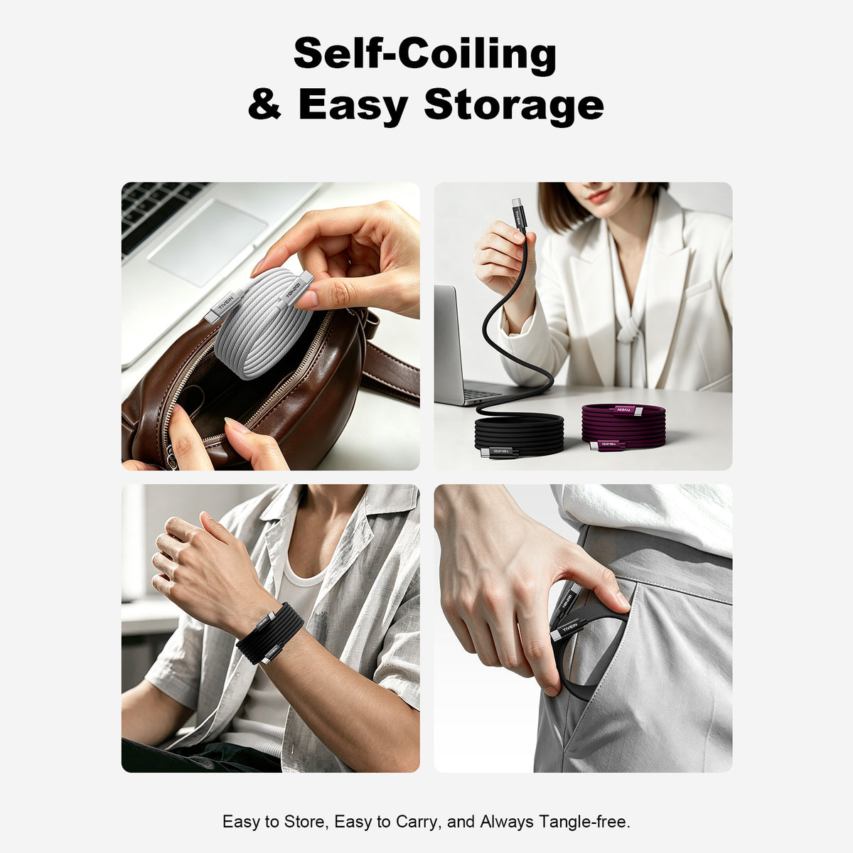 240W Magnetic USB-C Charging Cable