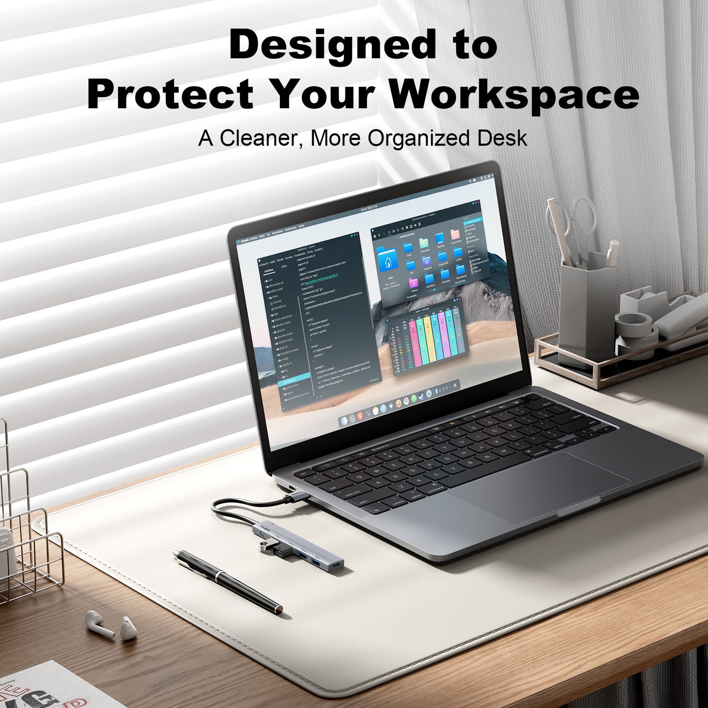PU Leather Desk Pad