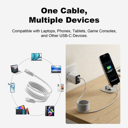 240W Magnetic USB-C Charging Cable
