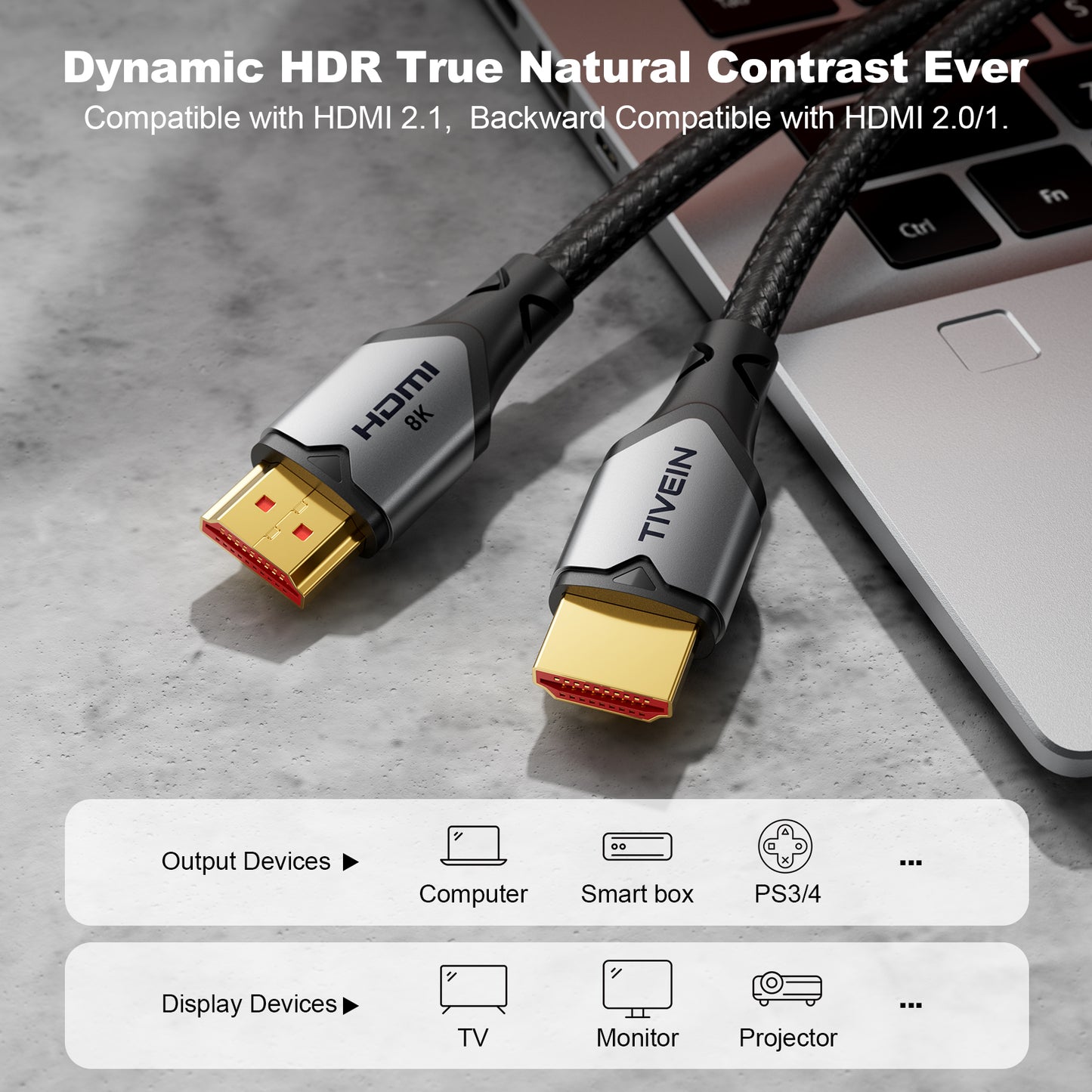 HDMI 2.1 Cable Alum Type A301