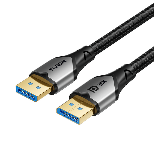 DisplayPort 2.1 Male to Male 80G Cable