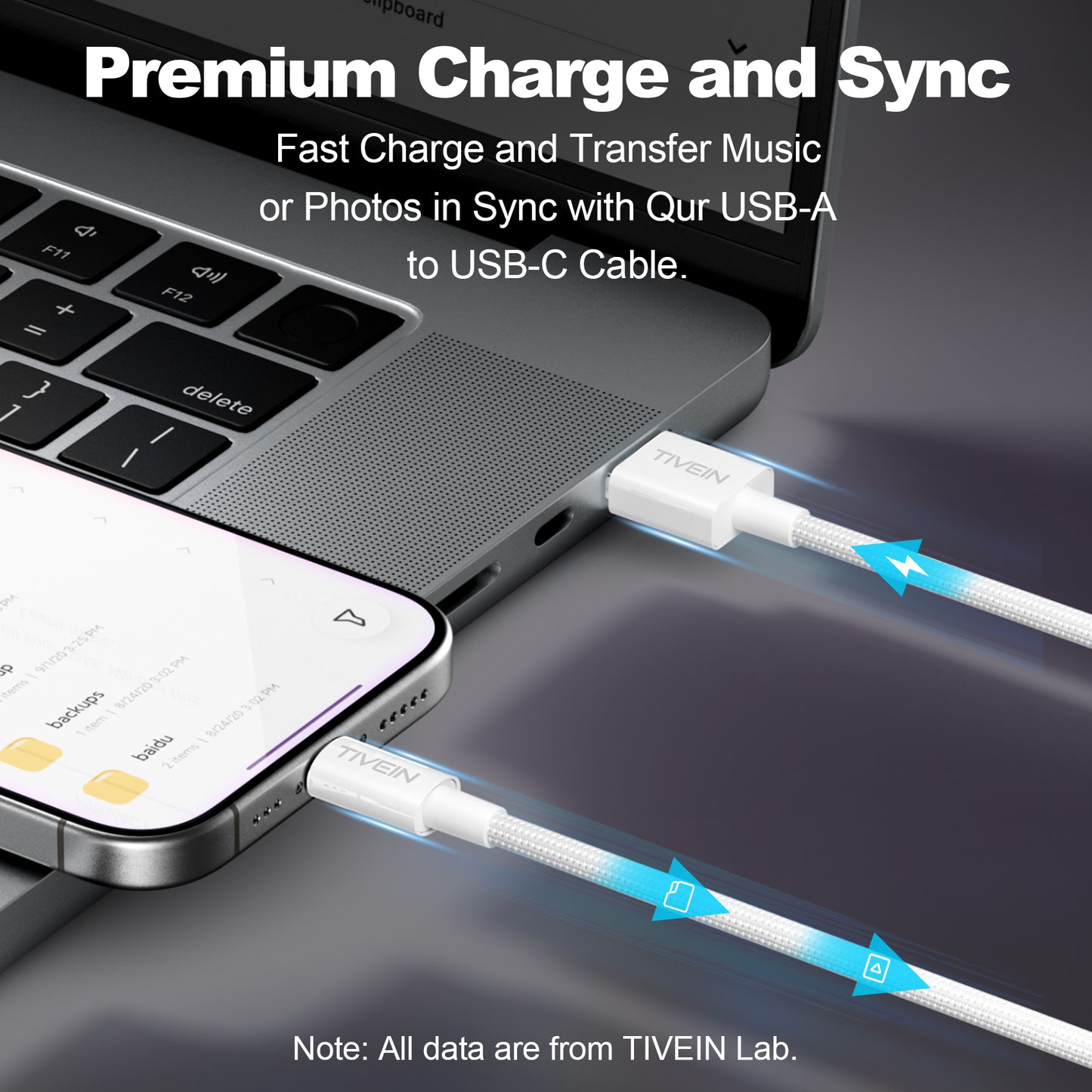 USB 2.0 A Male to C Male Cable C201