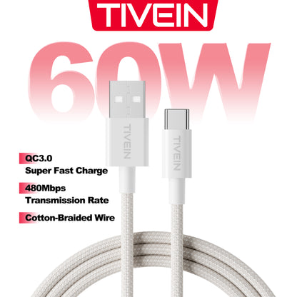 USB 2.0 A Male to C Male Cable C201