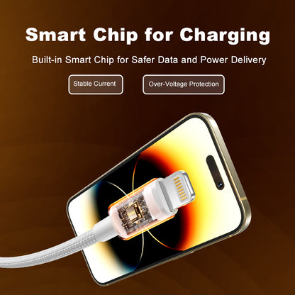 USB 2.0 A Male to Lightning Male Cable C301