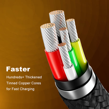 USB 2.0 A Male to Lightning Male Cable C301