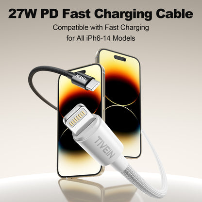 USB C Male to Lightning Male Cable C401