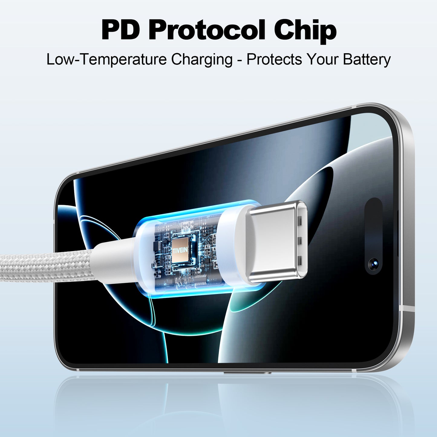 USB C Male to  Male Cable 100W C502