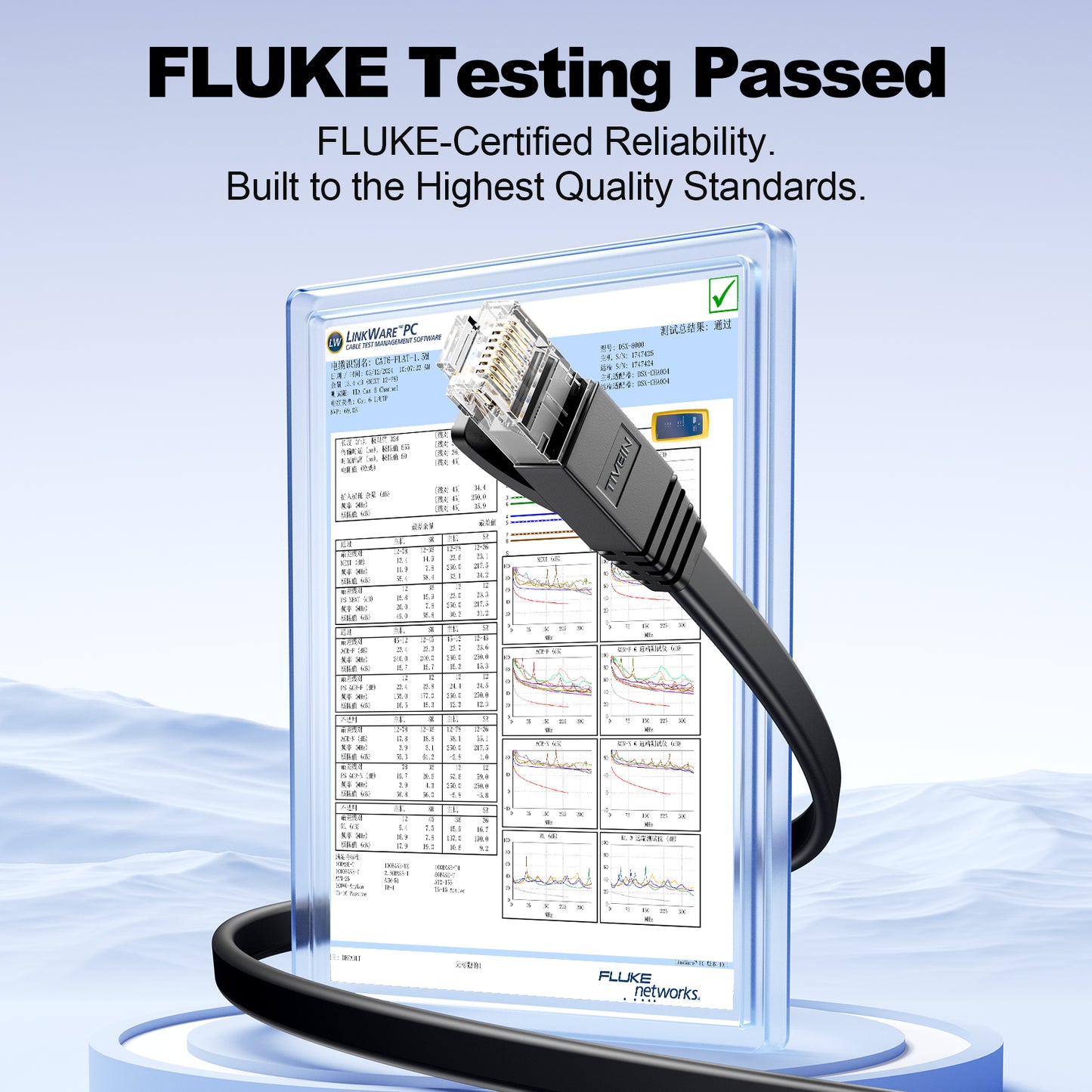 Flat Cat 6 UTP Ethernet Patch Cable D602