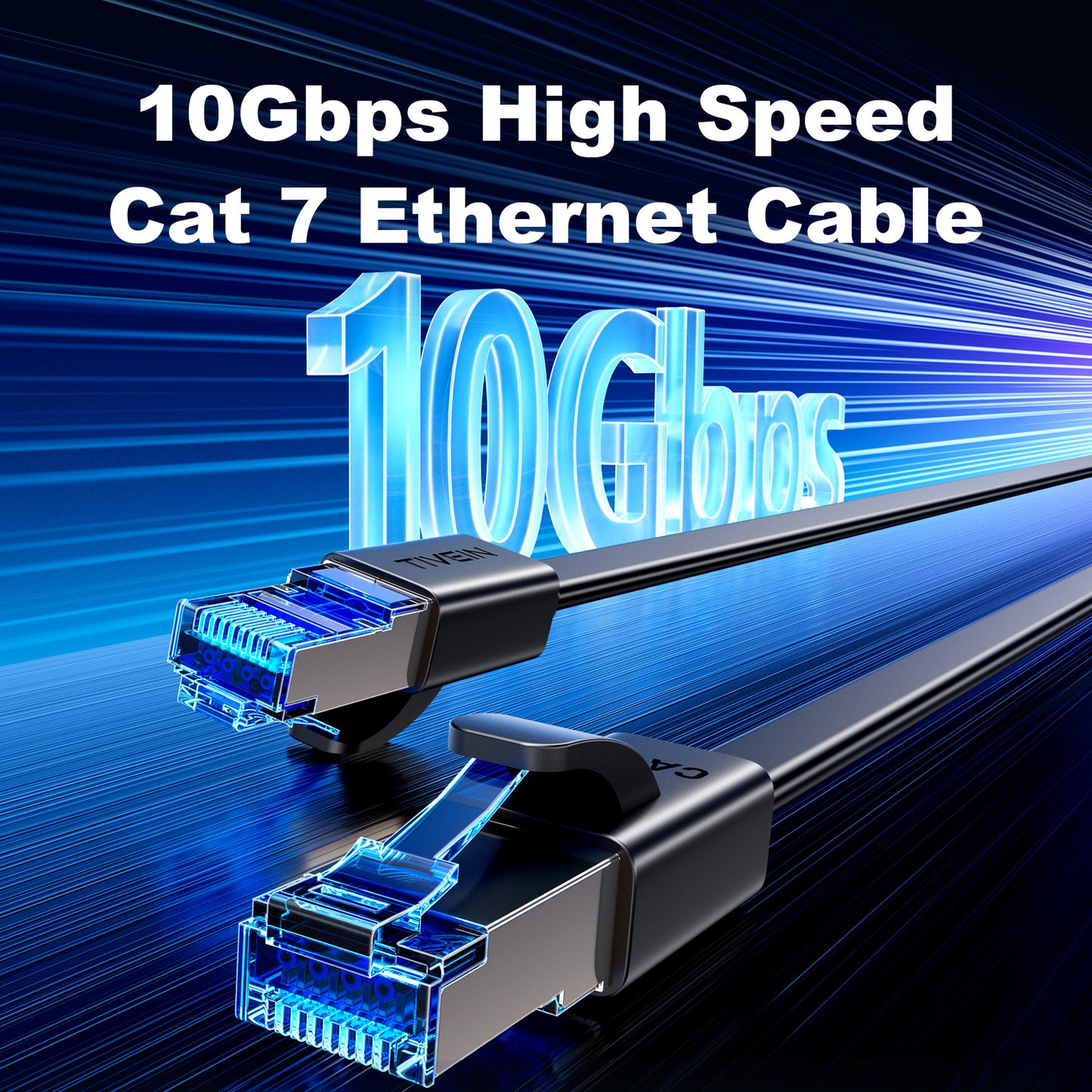 Flat Cat 7 U/FTP Ethernet Patch Cable D703