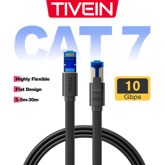 Flat Cat 7 U/FTP Ethernet Patch Cable D703