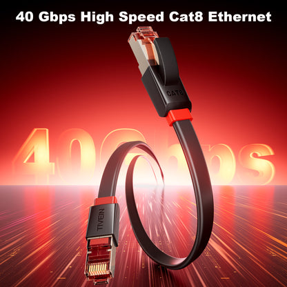 Flat Cat 8 U/FTP Ethernet Patch Cable
