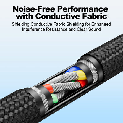 3.5mm Female to Dual Male Audio Cable