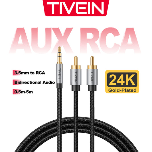 3.5mm Aux to RCA Audio Cable