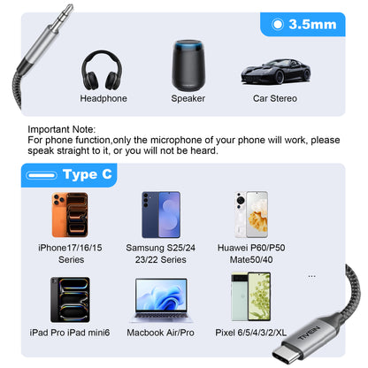 USB-C to 3.5mm Audio Cable