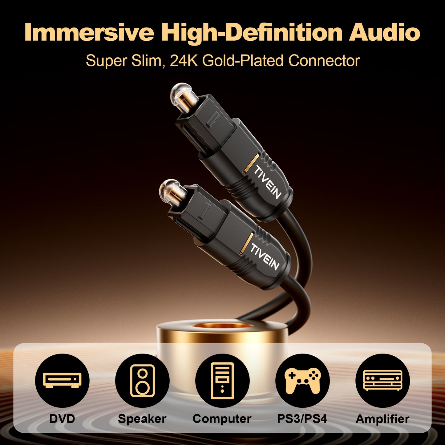 Optical Fiber Audio Cable