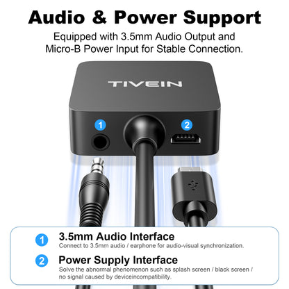 HDMI to VGA Adapter with Audio