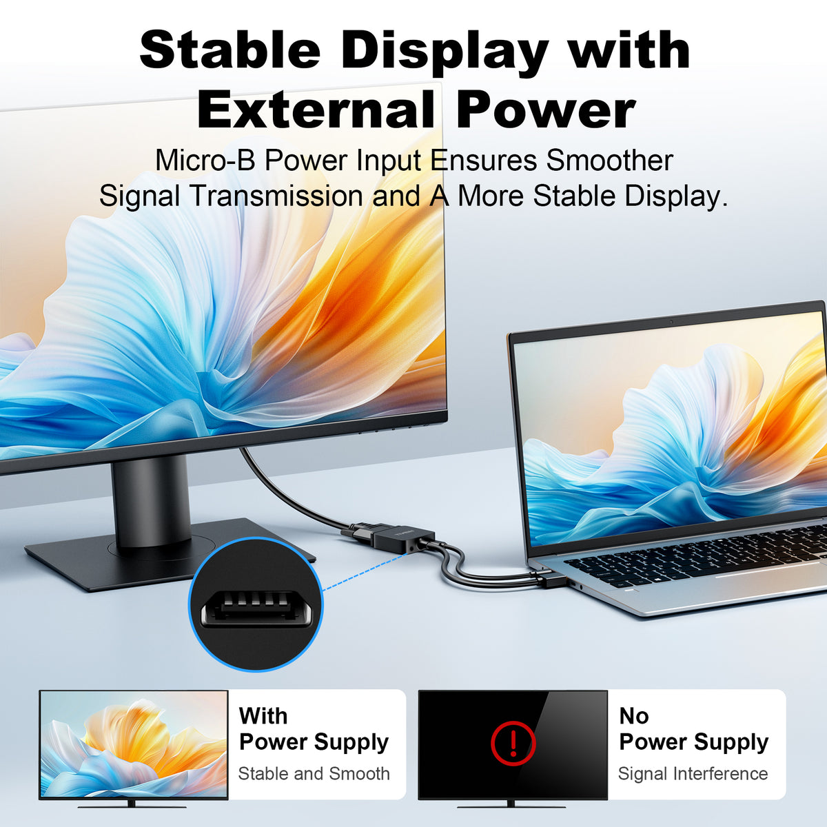 HDMI to VGA Adapter with Audio