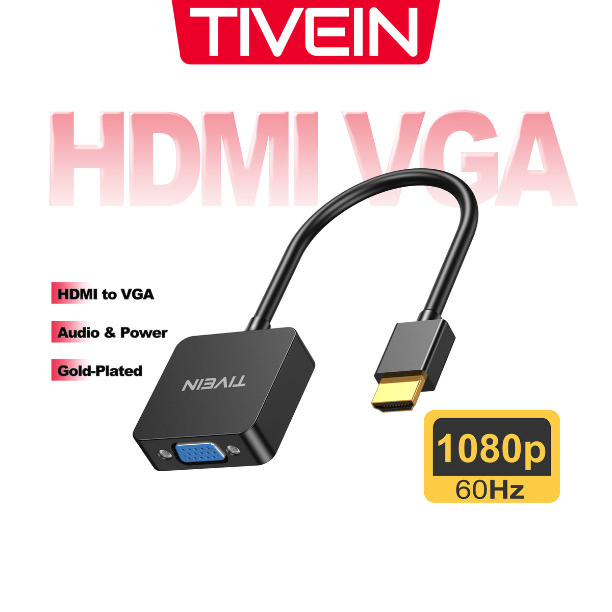 HDMI to VGA Adapter with Audio