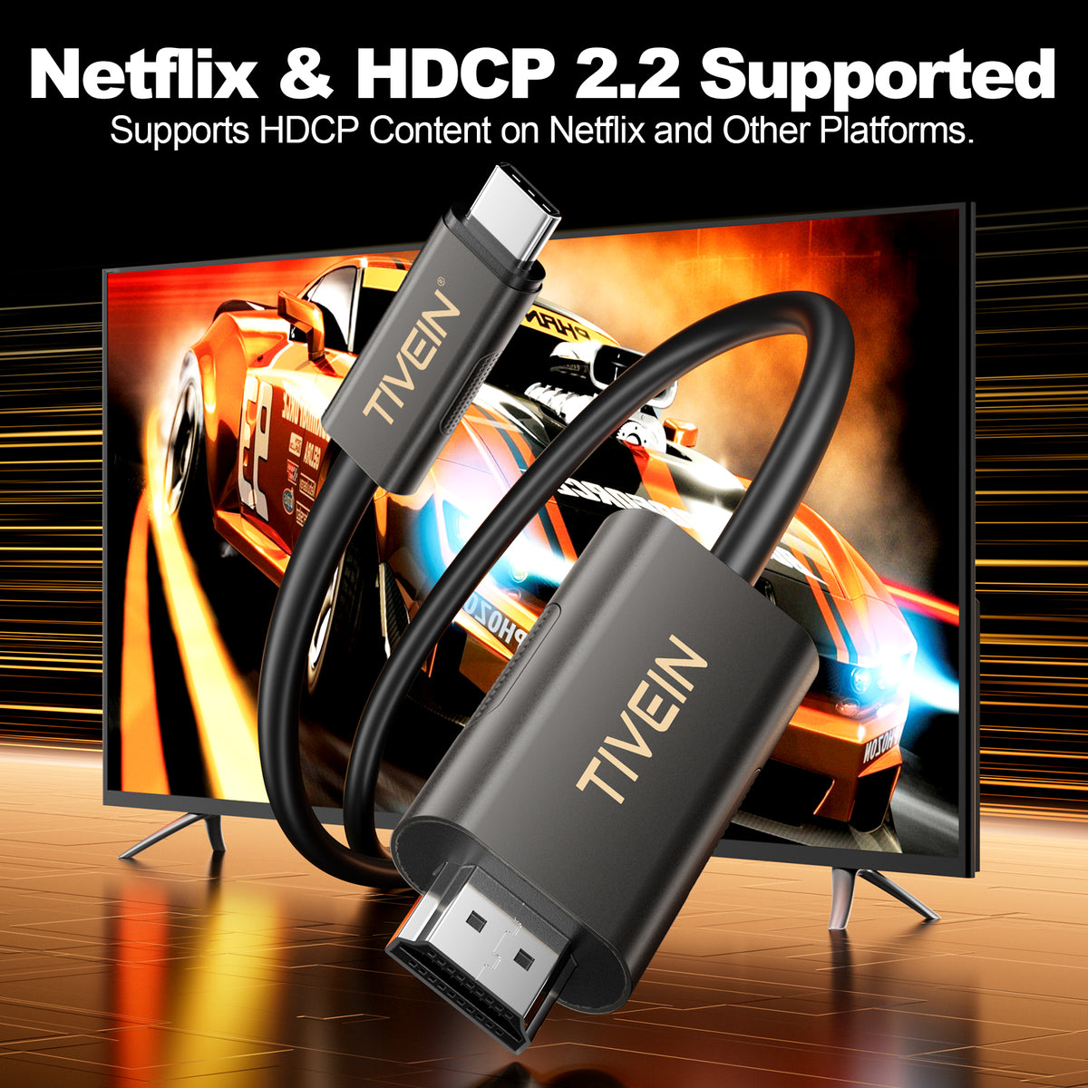 USB-C to HDMI 4K Adapter Cable Zinc Type