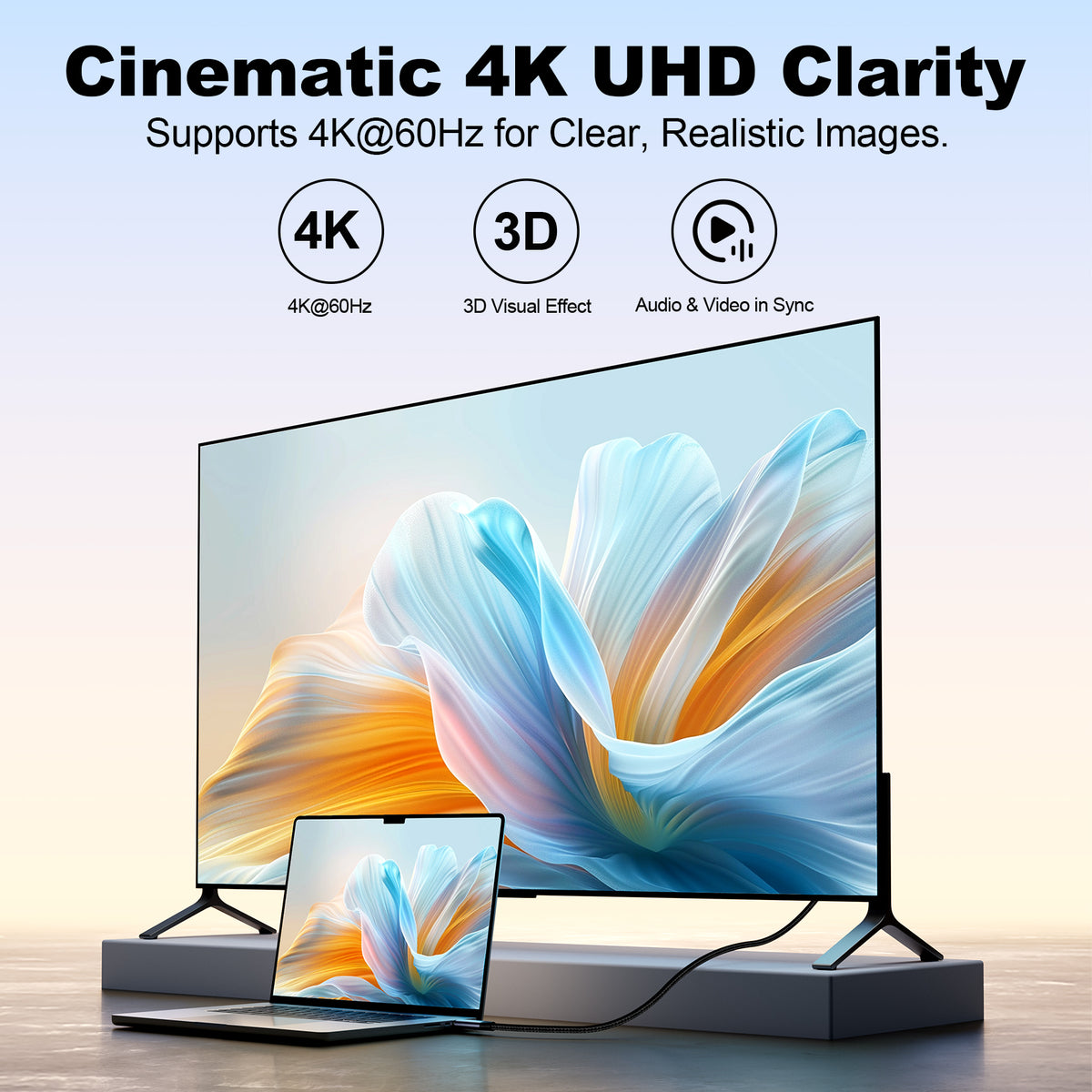 USB-C to HDMI 4K Adapter Cable Zinc Type
